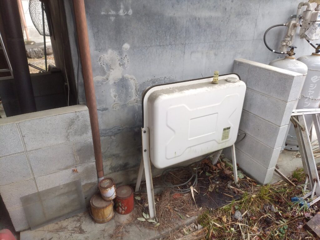 石油ふろ釜→ガスふろ釜 日の出町 K様邸 before