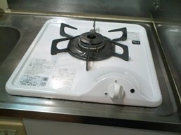 ビルトイン１口コンロ　福生市 after