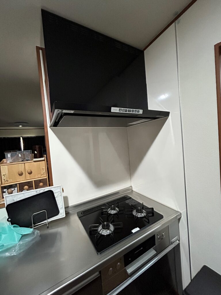 レンジフード・ビルトインコンロ・ふろ給湯器（エコジョーズ） 瑞穂町 T様邸 after
