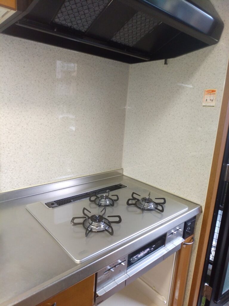 ビルトインコンロ 日の出町 M様邸 after