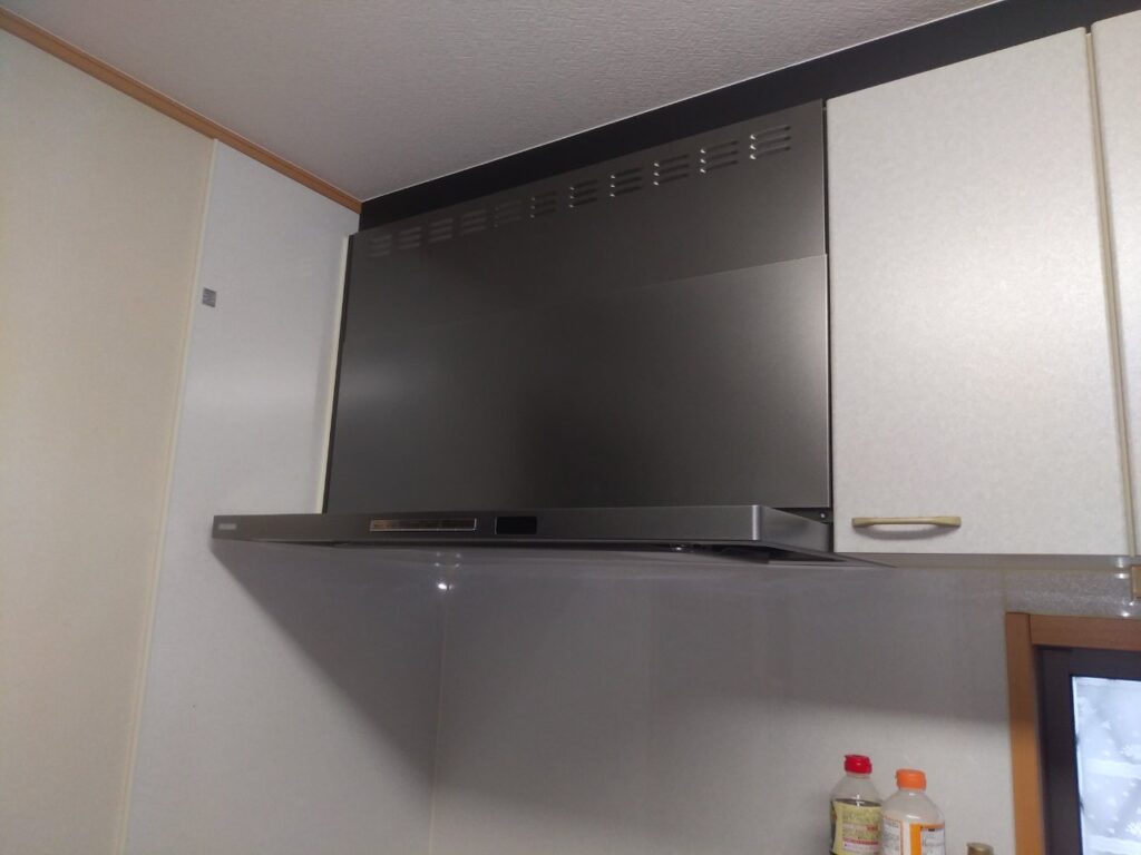 レンジフード あきる野市 K様邸 after