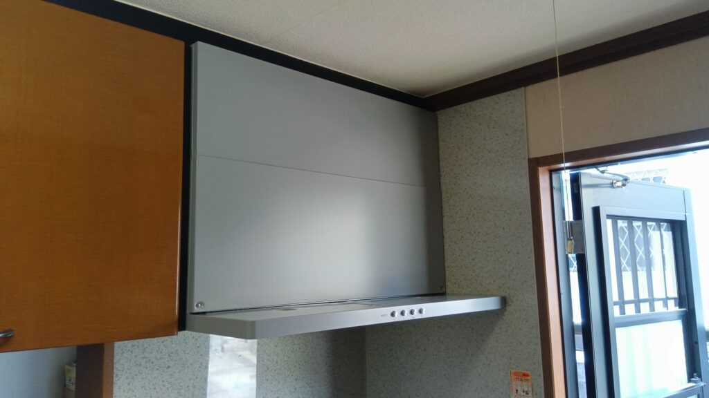 レンジフード 日の出町 M様邸 after