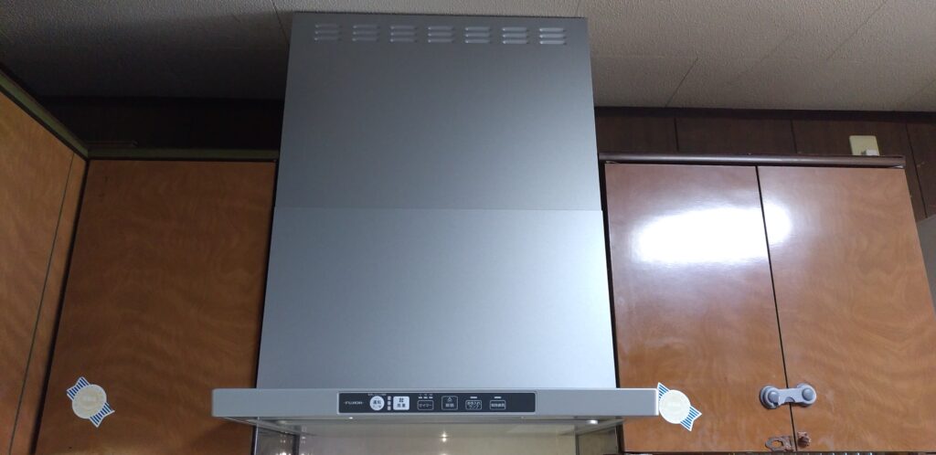 レンジフード 八王子市 K様邸 after