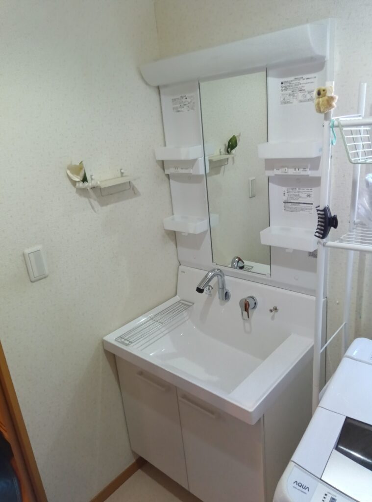 洗面化粧台 武蔵村山市 S様邸 after