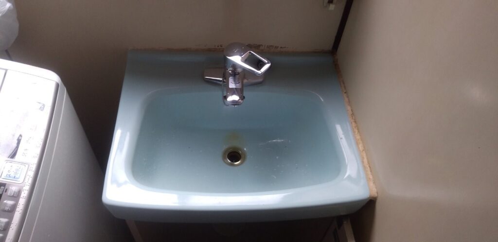 洗面台水栓 羽村市 K様邸 after