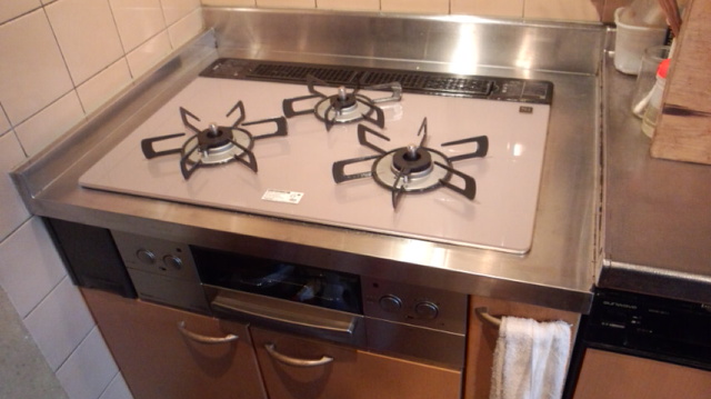 ビルトインコンロ　羽村市 U様邸 after