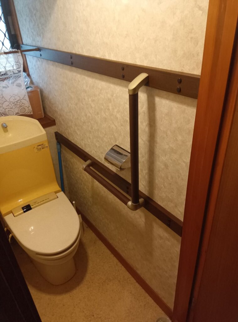 トイレ・浴室手すり 瑞穂町 M様邸 after